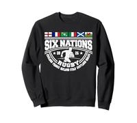 Six Nations Rugby 6 Nation's Supporter Fan Men Women Unisex Sweatshirt