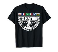 Six Nations Rugby 6 Nation's Supporter Fan Men Women Unisex T-Shirt