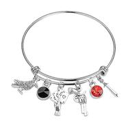 Six of Crows Inspired Bracelet Shadow and Bone Gift Crow Club Gift for Kaz Inez and Jasper Fans (C-row Bracelet)