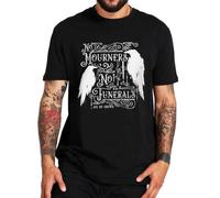 Six of Crows T Shirt No Mourners No Funerals Ketterdam Book Lovers Gift Tops 100% Cotton Unisex O-Neck Harajuku T-Shirts Black L