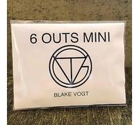 Six Outs Mini Magic Tricks Free Choice Prediction Magic Close Up Street Illusions Gimmicks Mentalism Props Mind Reading