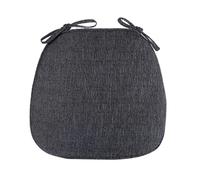 Six Pack Binding Tie U Shape Dining Cushion, Non Slip Comfort Replacement Pad for Household Kitchen and Daily Dining Room Chair Furnishing,Dark Grey,1 Pack