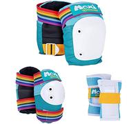 Six Pack Combo Pad Protection Kit including Knee Pads, Elbow Pads and Wrist Guards from 187 Killer Pads and Moxi Skates - Child to Adult Sizes (Jade, XL Thick)