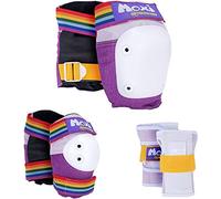 Six Pack Combo Pad Protection Kit including Knee Pads, Elbow Pads and Wrist Guards from 187 Killer Pads and Moxi Skates - Child to Adult Sizes (Lavender, XL Thick)