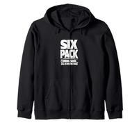 Six Pack Coming Soon Still In Bulking Mode Funny Gym Workout Zip Hoodie