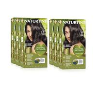 (SIX PACK) NATURTINT Permanent Hair Colour 3N Dark Chestnut Brown | Ammonia Free | Vegan | 100% Grey Coverage | Long Lasting Results