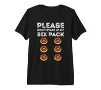 Six Pack Workout Please Dont Stare At My Six Pack Donuts Premium T-Shirt