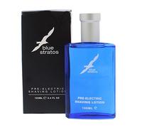 SIX PACKS of Blue Stratos Pre-Electric Shaving Lotion 100ml