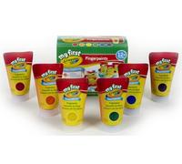 Crayola My First Washable Fingerpaint Art Tools 6 Count Easy Squeeze Tubes Paint - Multicolor