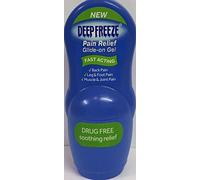SIX PACKS of Deep Freeze Pain Relief Glide On Gel 50g