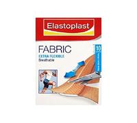 SIX PACKS of Elastoplast Fabric Extra Flexible Breathable 10 Pieces