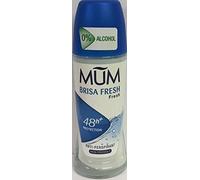 SIX PACKS of Mum Brisa Fresh Anti-Perspirant Roll On 50ml