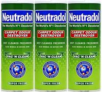 SIX PACKS of Neutradol Carpet Odour Destroyer Super Fresh 350g