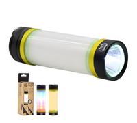 Six Peaks Aluminium Torch Lantern, 500 Lumen LED, 300m Range, IPX4 Waterproof, 2000mAh Power Bank, Magnetic Base, Mosquito Repellent, Multi-Light Modes for Outdoor & Emergency