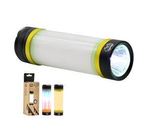 Six Peaks Aluminium Torch Lantern, 500 Lumen LED, 300m Range, IPX4 Waterproof, 2000mAh Power Bank, Magnetic Base, Mosquito Repellent, Multi-Light Modes for Outdoor & Emergency
