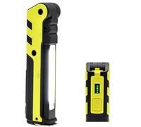 Six Peaks Multi-Function LED Work Light, 2000mAh Rechargeable, 360 Lumens, IPX4 Waterproof, Adjustable, Magnetic Base, for Fishing, Camping & Emergencies, Black
