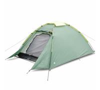 Six Peaks Rove 2 Person Camping Tent, Waterproof Dome Shelter with 2000mm Taped Seams, Double Layer and Breathable, Fibreglass Poles, Carry Bag, Hiking Festival, Green