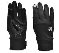 Six Peaks Thermal Gloves - Water & Wind Resistant, Touchscreen Friendly, High-Grip Silicone Palm, Fleece-Lined for Sports & Leisure, Black, Medium