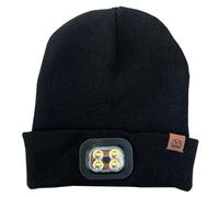 Six Peaks Unisex Six Peaks LED Lighted Beanie Hat, Black, One Size UK