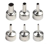 Six Piece Replacement Nozzle Set for Soldering Stations Like the For 858D+ Series