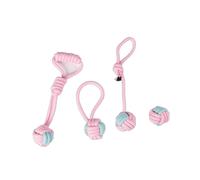 (Six piece set No. 2, One size) Multiple Type Dogs Cats Cotton Rope Molar Toy Variety of Choice Soft Cleanning Massager Supplies Pet Molar Supplies