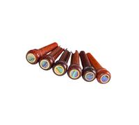 Six practical guitar strings pin bridge wood texture perfect for music enthusiasts and professionals Easy installation