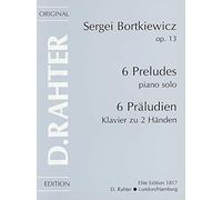 SIX PRELUDES OP. 13 PIANO