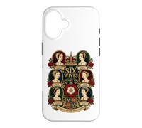 Six Queens, One King, History Forever Wives of Henry VIII Case for iPhone 16