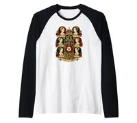Six Queens, One King, History Forever Wives of Henry VIII Raglan Baseball Tee
