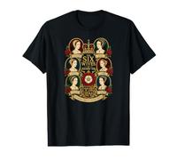 Six Queens, One King, History Forever Wives of Henry VIII Value Graphic T-Shirt