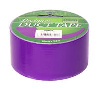 Six Rolls (6) of Purple Duct Tape 48mm x 9.1m Bright Colour Duck Gaffa Gaffer Craft Tape