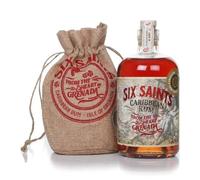 Six Saints Caribbean Rum - Sauterne Cask Finish 70cl 41.7% | A Sipping Strength Golden Rum Packaged in an Eco Friendly Gift Bag