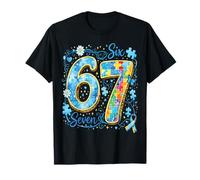 Six Seven 6 7 Autism Acceptance/Neurodiversity Awareness T-Shirt