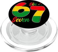 Six Seven 6 7 Black History Month Funny Six Seven Meme PopSockets PopGrip for MagSafe