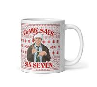 six Seven 6-7 Clark says Chirstmas Meme Mug