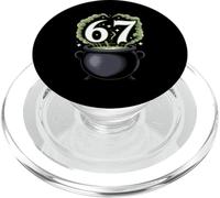 Six Seven 6 7 Funny 67 Meme Halloween Witch PopSockets PopGrip for MagSafe