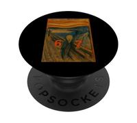 Six Seven 6 7 Scary Scream 67 Gen Alpha Slang 6-7 Halloween PopSockets Adhesive PopGrip