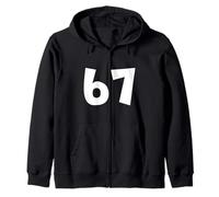 Six Seven 67 6-7 Zip Hoodie