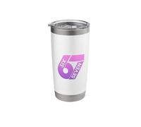 Six Seven 67 Colorful 6 7 Gen Alpha Slang Funny 6-7 Meme Stainless Steel Insulated Tumbler