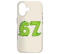Six Seven 67 Dinosaur Numbers 6 and 7 Animal Lovers Case for iPhone 17