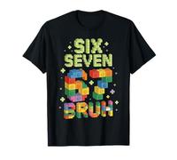 Six Seven 67 Kids Brick Builder Bricks Building Blocks T-Shirt