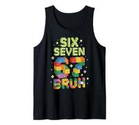 Six Seven 67 Kids Brick Builder Bricks Building Blocks Tank Top