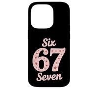 Six Seven 67 Star Birthday Party Meme Number 6 and 7 Outfit Case for iPhone 14 Pro