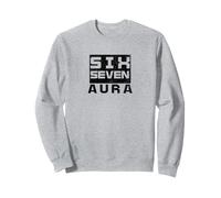 Six Seven Aura Gen Alpha Slang 6 7 Funny Slang Sayings Sweatshirt