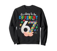 Six Seven Autism Awareness 67 Men Women Kids Boys Autism Sweatshirt