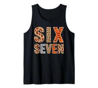 Six Seven Boys Animal Print Zoo Zebra Tiger Leopard 67 Meme Tank Top