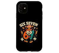 Six Seven Brain Mascot - Funny 67 Meme Humor Case for iPhone 11