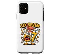 Six Seven Brain Mascot - Funny 67 Meme Humor Case for iPhone 11