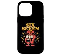 Six Seven Brain Mascot - Funny 67 Meme Humor Case for iPhone 14 Pro Max