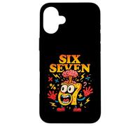 Six Seven Brain Mascot - Funny 67 Meme Humor Case for iPhone 16 Plus
